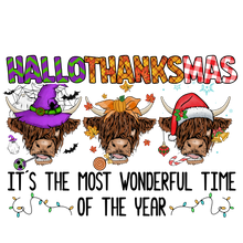 Load image into Gallery viewer, HalloThanksMas Sweater - Multiple Designs
