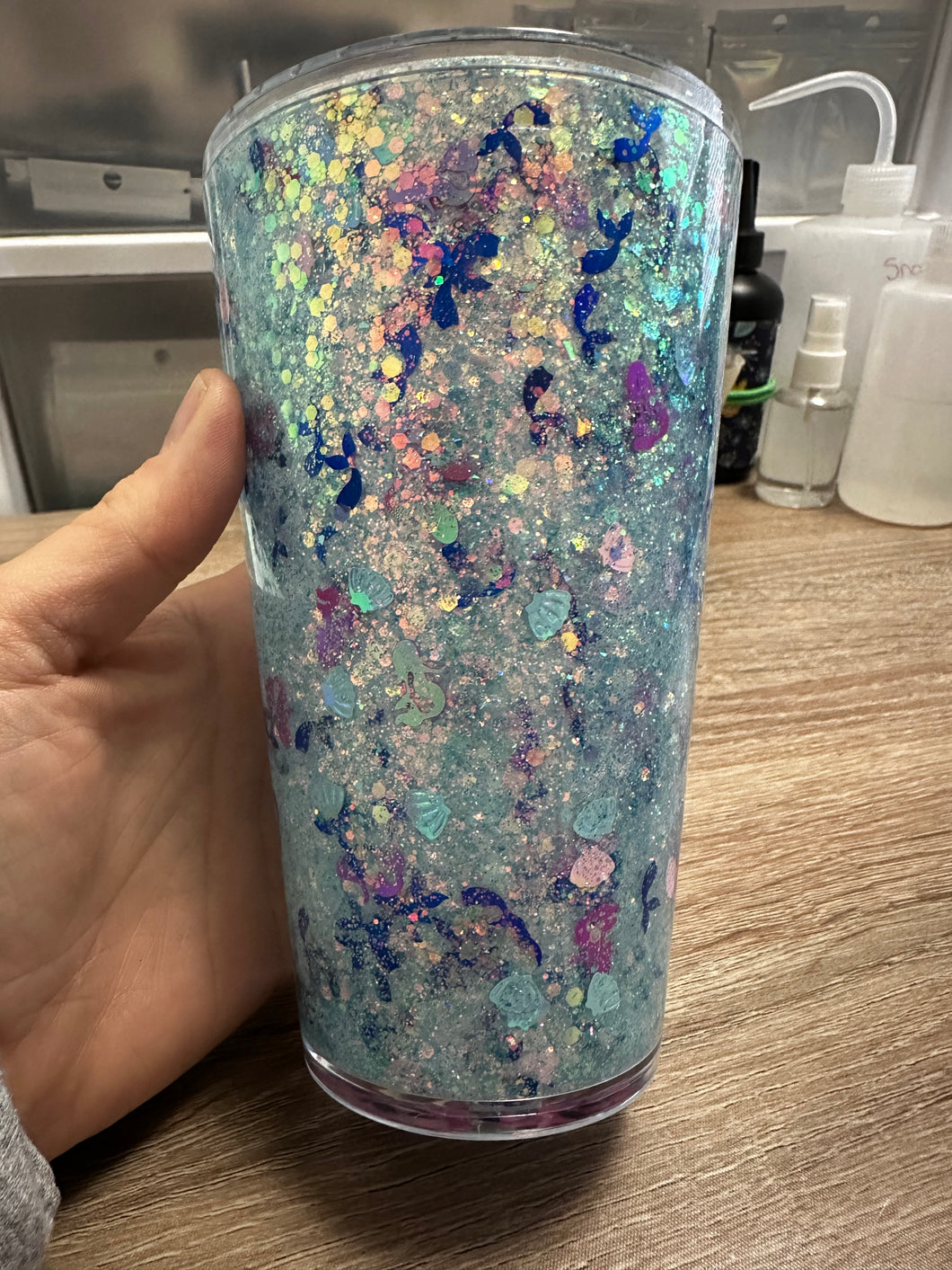 Under The Sea 16oz Snowglobe Tumbler