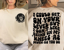 Load image into Gallery viewer, Petty Girl Crew Neck Sweater Designs - Multiple Designs
