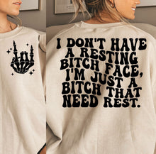 Load image into Gallery viewer, Petty Girl Crew Neck Sweater Designs - Multiple Designs
