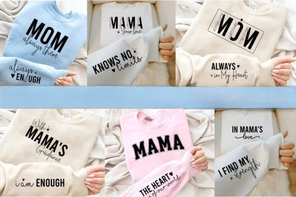 Mother's Day Sweater Sleeve Design - Multiple Designs