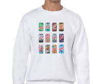 Load image into Gallery viewer, Beverage Brand Cans Sweater - Multiple Designs
