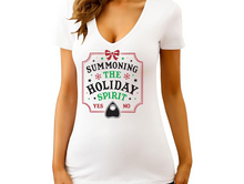 Load image into Gallery viewer, Summoning The Holiday Spirit Apparel Design - Multiple Styles
