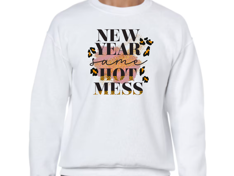 New Years Apparel Hoodie Design - Multiple Colors - Plus Size Available