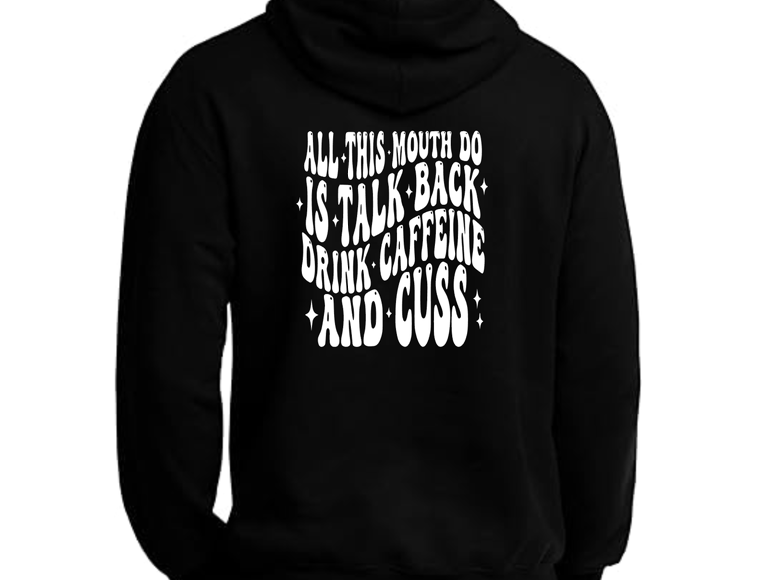 This Mouth Do Apparel Hoodie Design - Multiple Colors - Plus Size Available