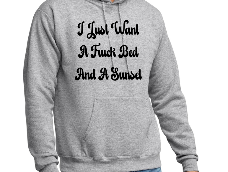 Truck Beds And Sunsets Apparel Hoodie Design - Multiple Colors - Plus Size Available