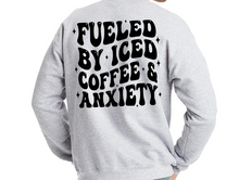 Load image into Gallery viewer, Fueled By Iced Coffee Sweater - Multiple Designs
