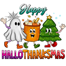 Load image into Gallery viewer, HalloThanksMas Sweater - Multiple Designs
