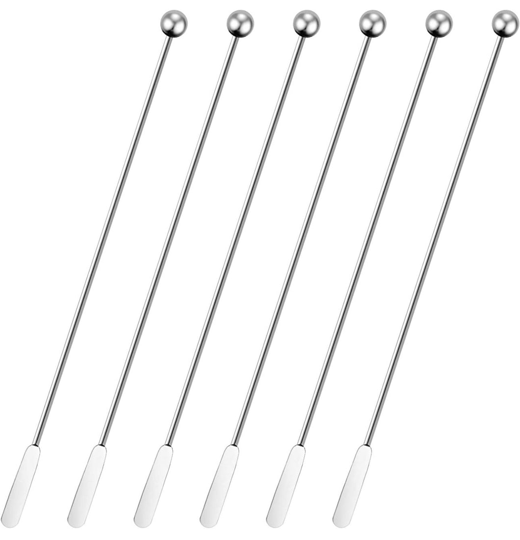 Stainless Steel Stir Sticks - 20pk