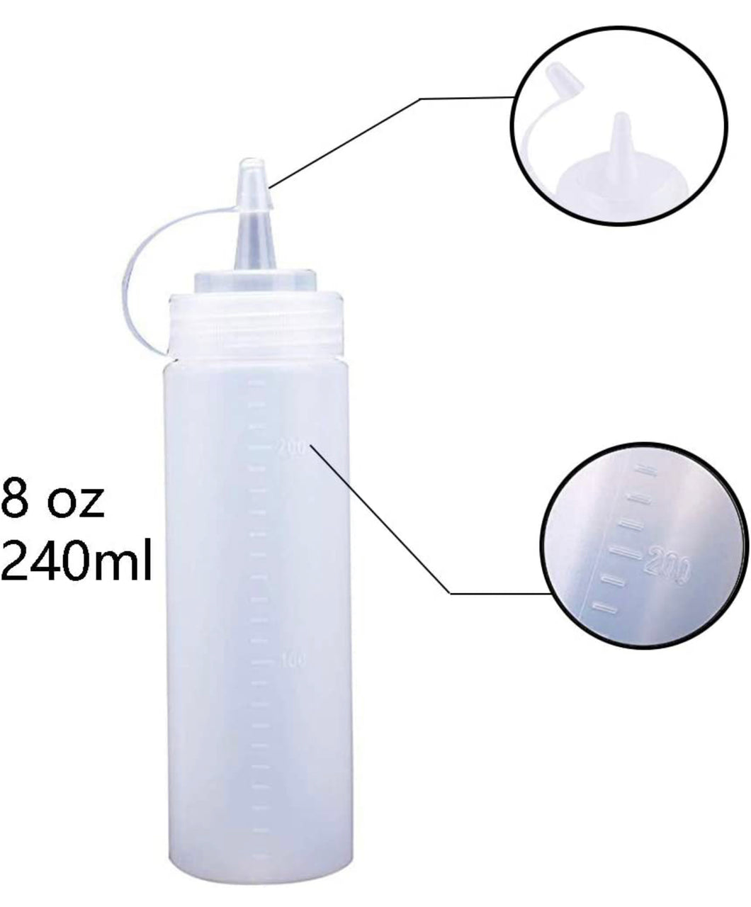 8oz Squeeze Bottle 2pk